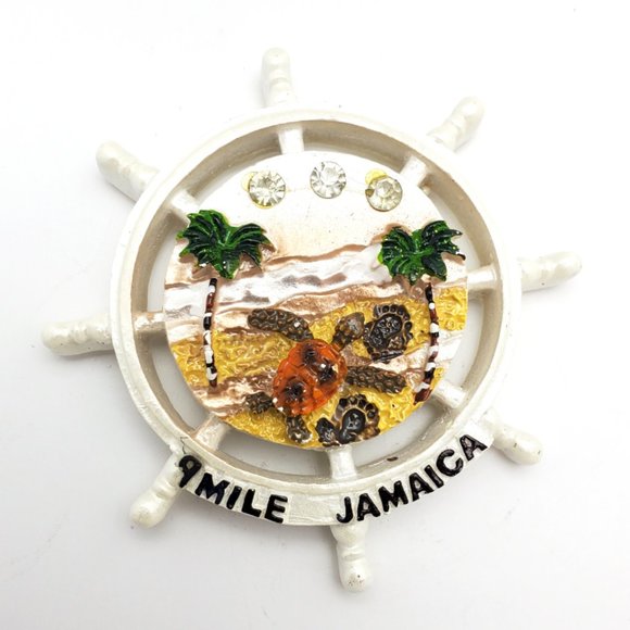 Nine Mile Jamaica 3D Travel Fridge Magnet Souvenir‎ - Picture 1 of 4